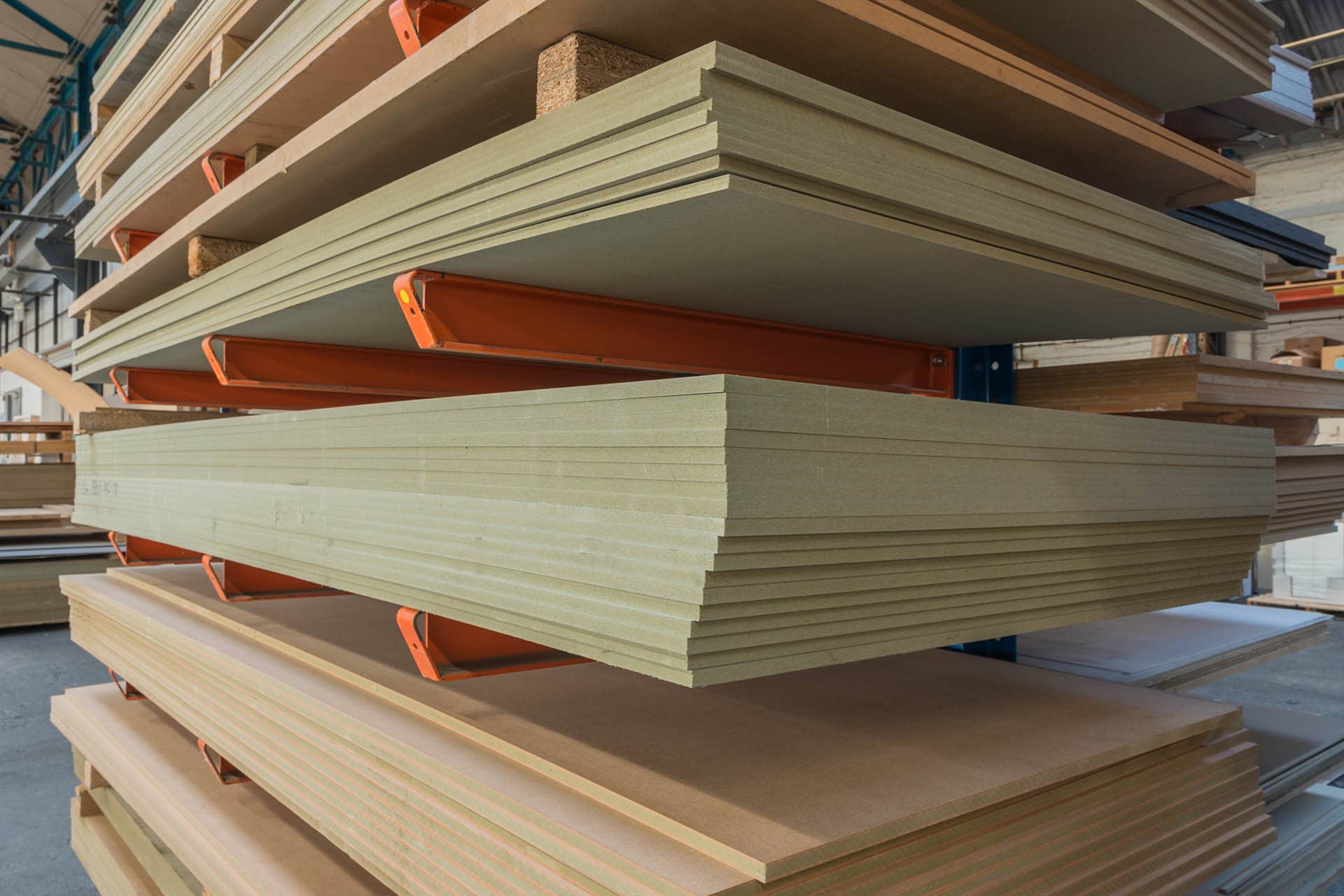 mdf board (multi-density fibreboard) internal sizes sheet materials